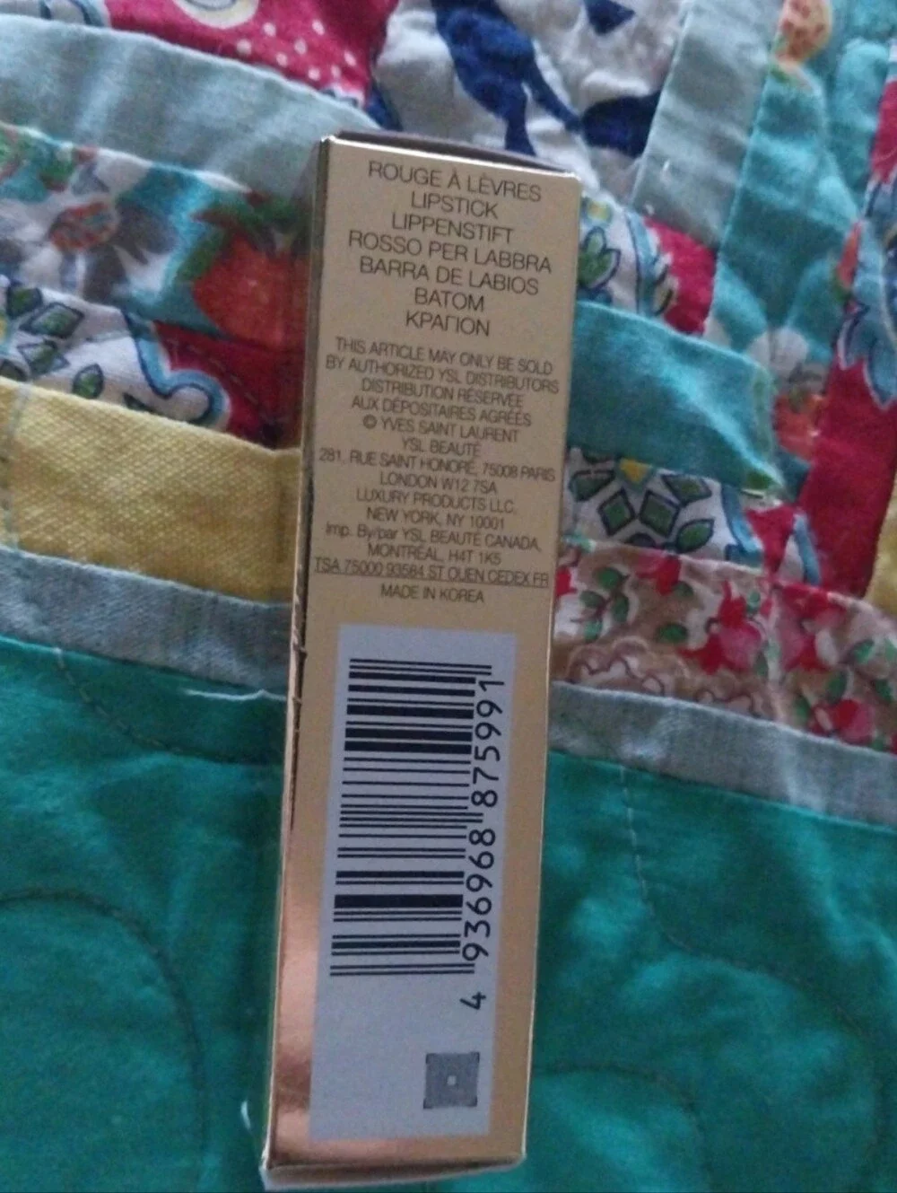 YSL Loveshine Candy Glaze Lip Gloss Stick #16 Watermelon High Full Size New